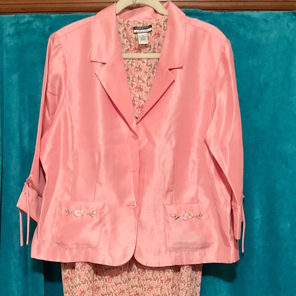 Leslie Fay Dresses 2 Pc Set Size 18 - Picture 1 of 12